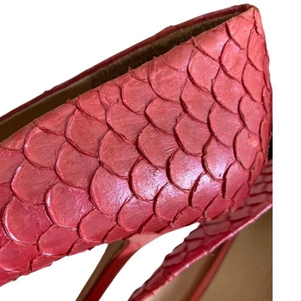 ParVous By You - Hand Made Shoes - Pink Leather - Stiletto Pumps Size 51/2 - 6 - Picture 15 of 17